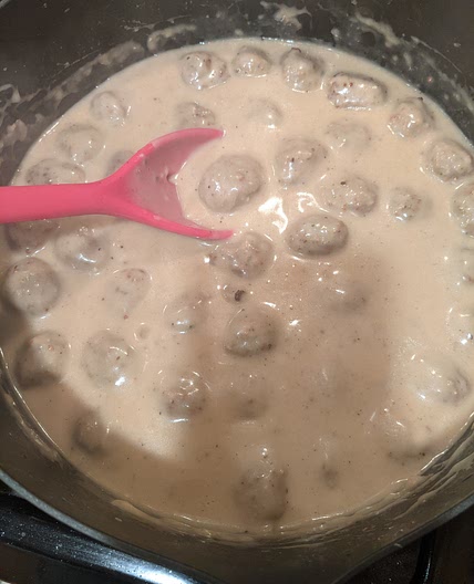 Swedish Meatballs and Noodles