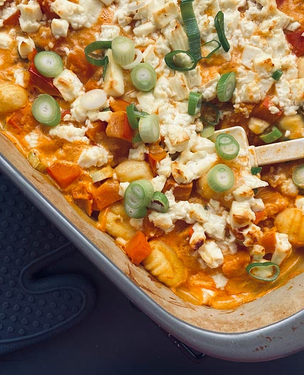 Kürbis-Gnocchi-Auflauf