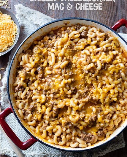 Hamburger Mac and cheese