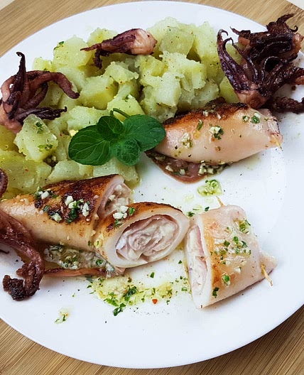 Stuffed squid recipe