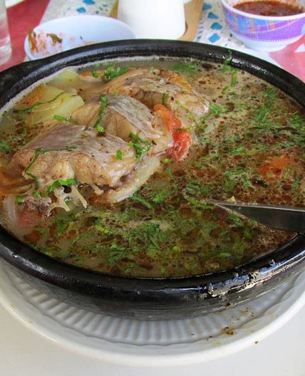 Caldillo de Congrío Recipe (Chilean seafood stew)