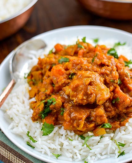 Syn Free Chicken, Sweet Potato and Lentil Curry (Stove Top and Instant Pot)