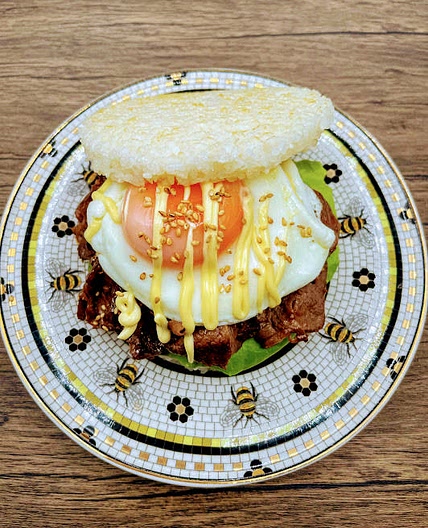Korean BBQ Rice Burger
