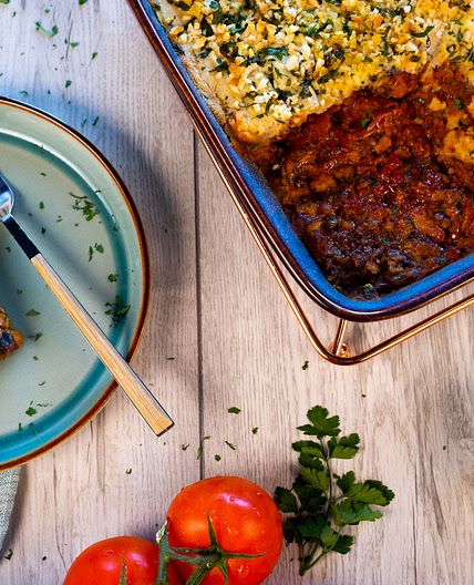 Egyptian Style Vegan Moussaka by Pureety