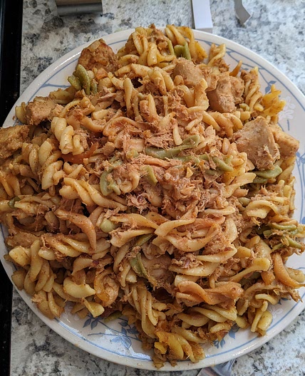Chicken and Tuna pasta