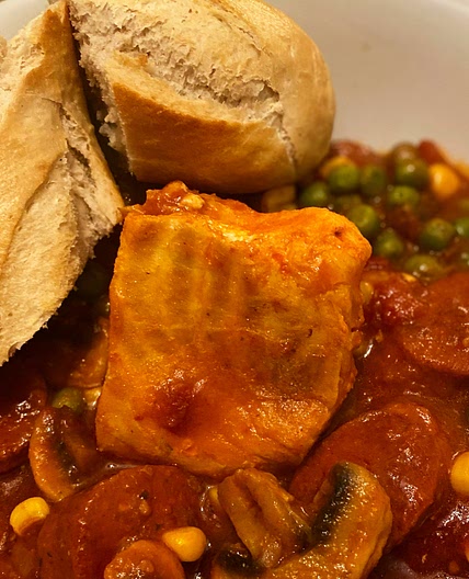 Cod and Chorizo Stew