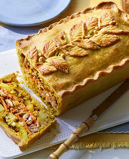 Crystelle’s Curried Chicken & Potato Terrine Pie