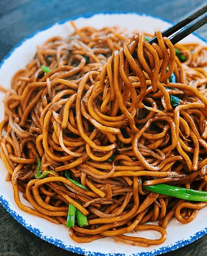 Soy Sauce Pan-fried Noodles