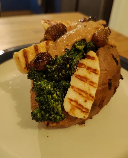 Satay Sweet Potatoes