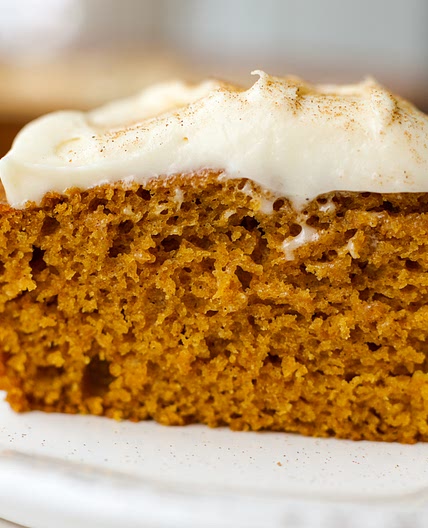 Easy Pumpkin Cake with Cream Cheese Frosting