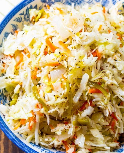 Sweet Vinegar Coleslaw