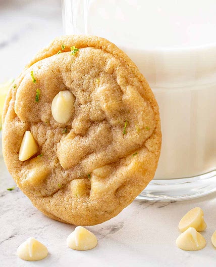 Key Lime White Chocolate Chip Cookies