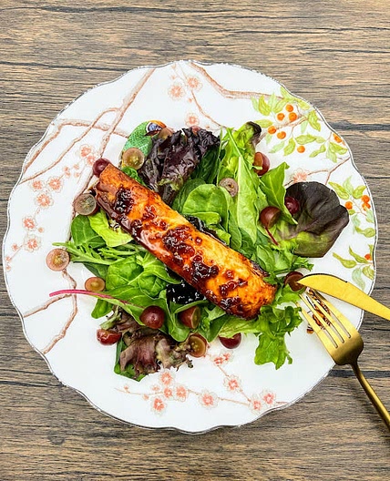 Guiness Glazed Salmon