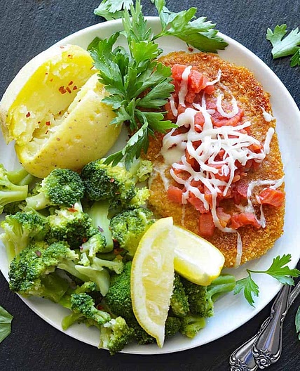 Vegan Chickpea Parmesan 