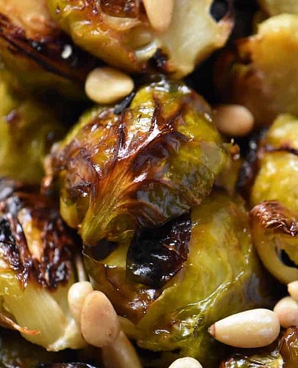 Garlic Roasted Brussels Sprouts