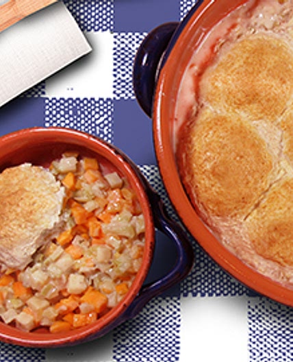 Vegetable Ragout with Garlic Sage Biscuits | PKU