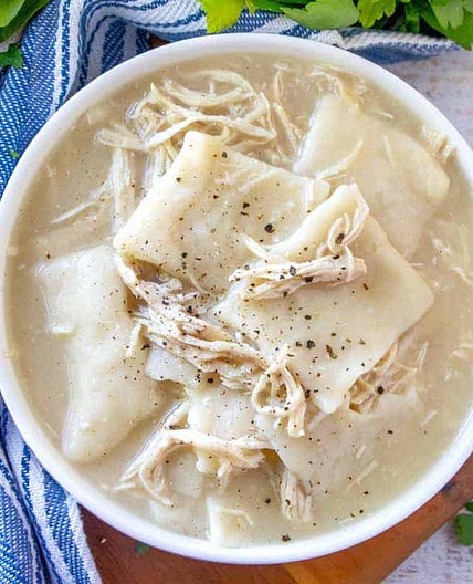 Old-Fashioned Chicken and Dumplings
