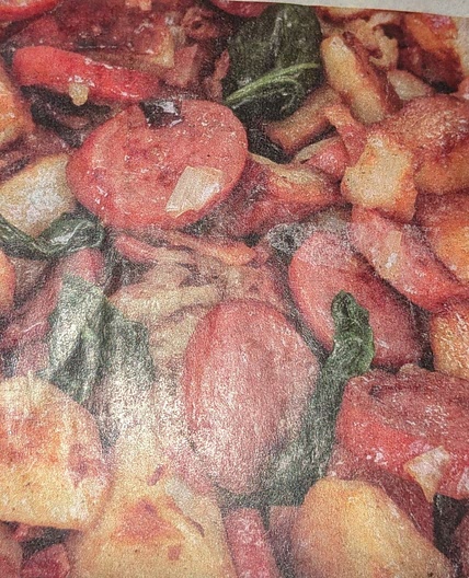 Smoked sausage and potato skillet