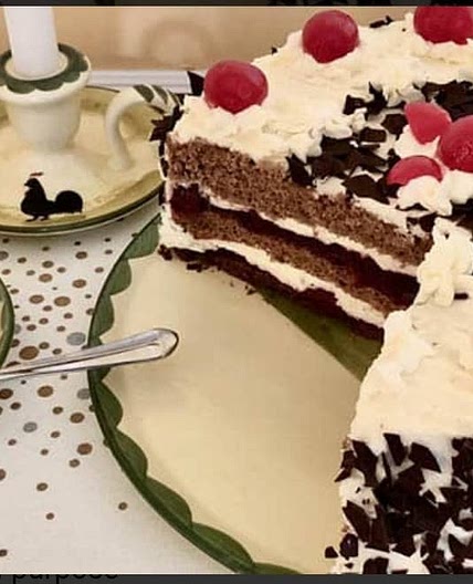 Traditional Black Forest Cake-Schwälder Kirschtorte