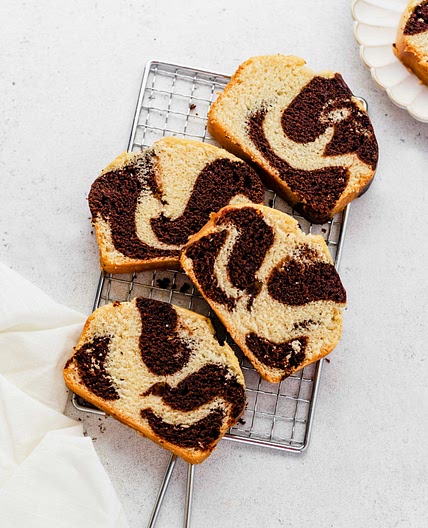 Vegan Marble Loaf Cake