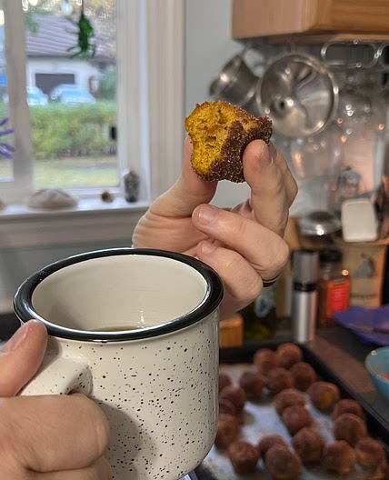 Pumpkin Donut Holes