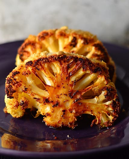 Roasted Cauliflower with Anchovy Sauce