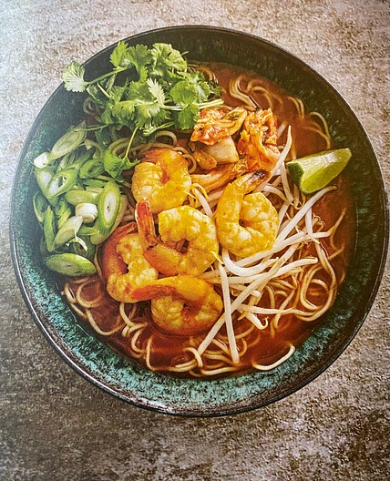 Kimchee prawn ramen