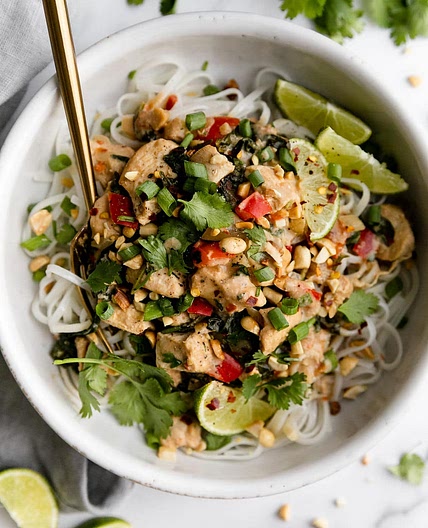 Slow Cooker Thai Peanut Chicken