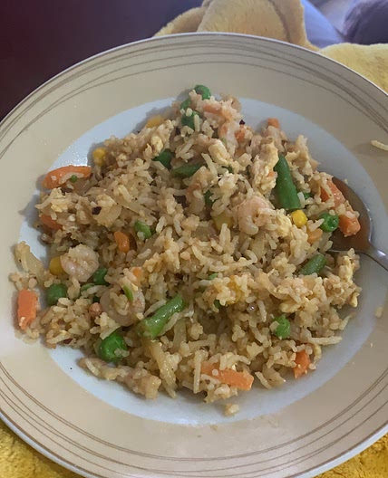 Shrimp fried rice 