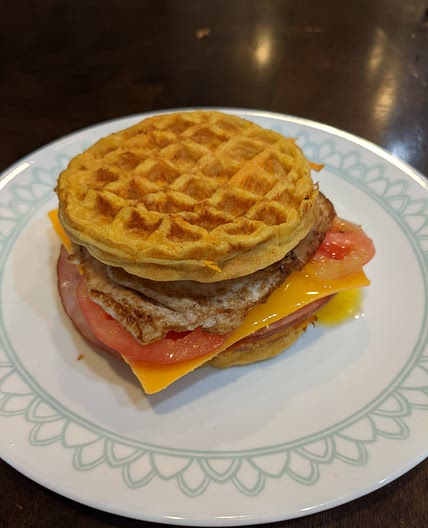 Sweet Potato Waffle Sandwiches