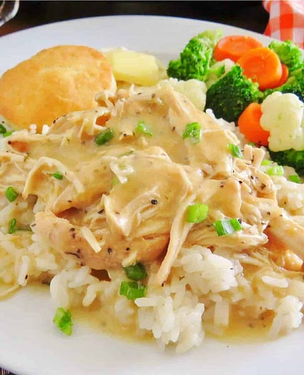 CROCK POT CHICKEN AND GRAVY