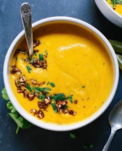 Coconut Curry sweet potato soup