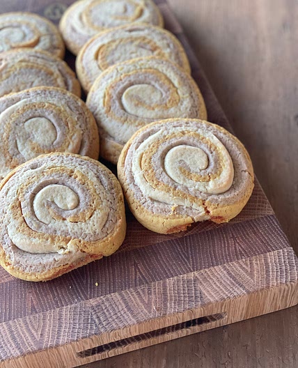 Fall Pinwheel Sugar Cookies