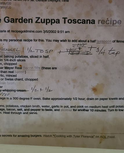 Olive Garden Zuppa Toscana