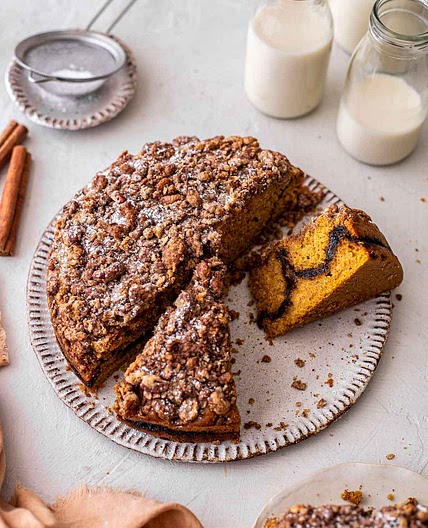 Vegan Pumpkin Coffee Cake