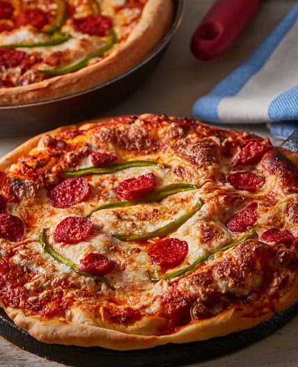 Deep pan Pizza 208 calories *