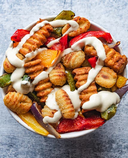 Sheet Pan Gnocchi, Tofu & Veggies