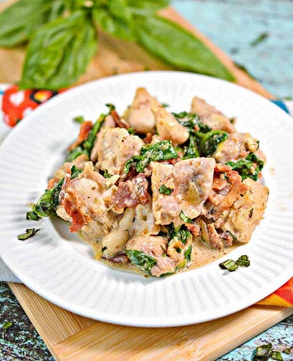 Keto Chicken Carbonara
