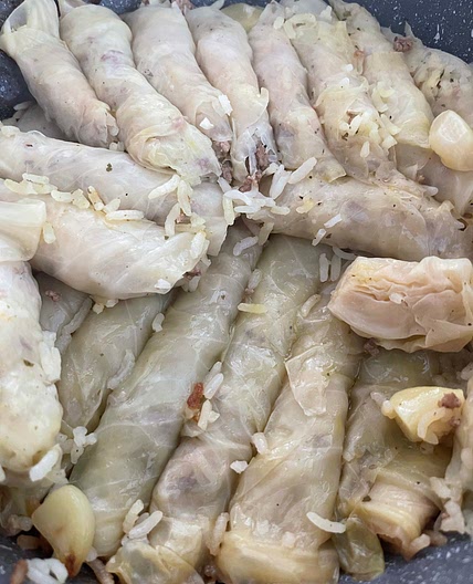 Malfuf (Cabbage tacos lol) 