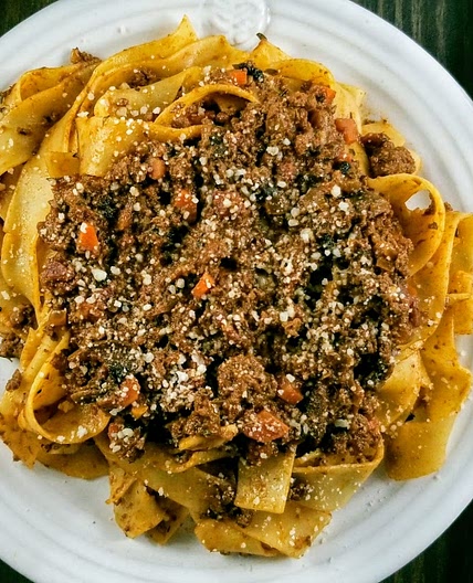 Classic Venison Bolognese with Pappardelle