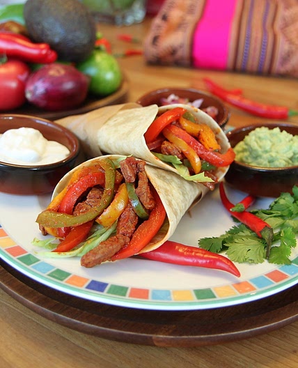Rindfleish Fajitas