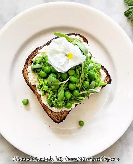 Spring Pea Toast
