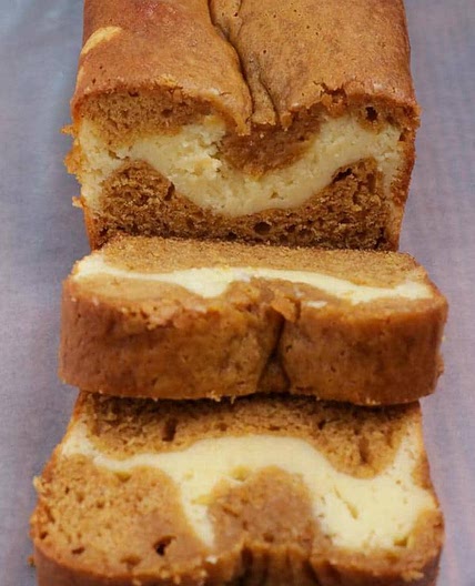 Pumpkin Cream Cheese Bread