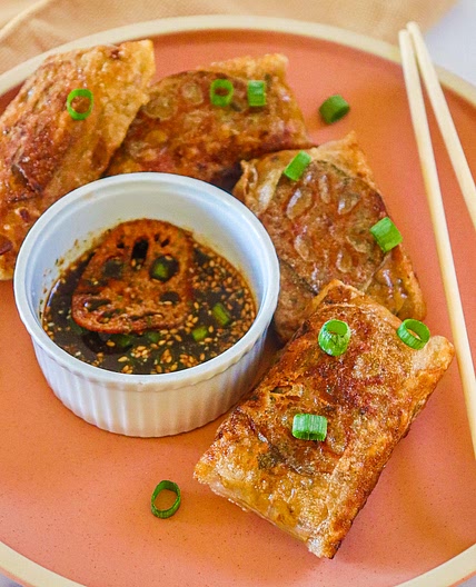 Teriyaki Lotus "Gyoza Dumplings" (vegan, gluten free, soy free)
