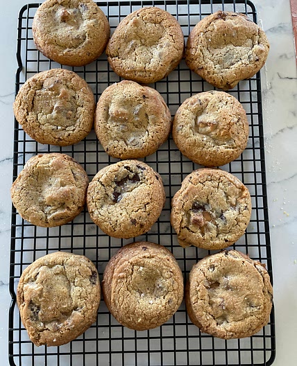 Leftover Halloween Candy Cookies