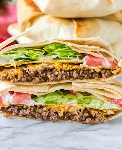 Copycat Taco Bell Crunchwrap