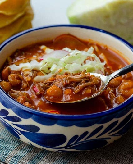 Jackfruit Vegan Pozole Rojo