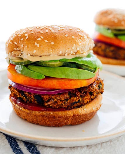 Sweet Potato Veggie Burgers