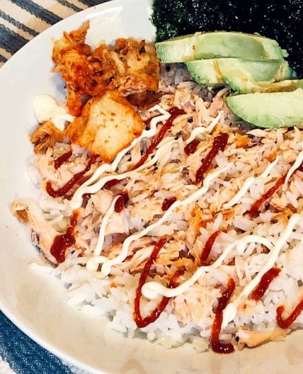 Emily Mariko's salmon rice bowl will up your lunch game