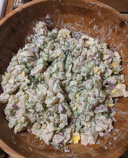 Grandpa's potato salad